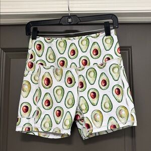 Muscles & Donuts avocado bike shorts M